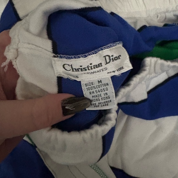 Dior Separates Striped Green and Blue two piece set - Picture 7 of 7
